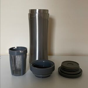 DavidsTea Steeper Travel Mug - Silver
